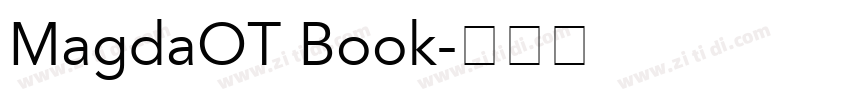 MagdaOT Book字体转换